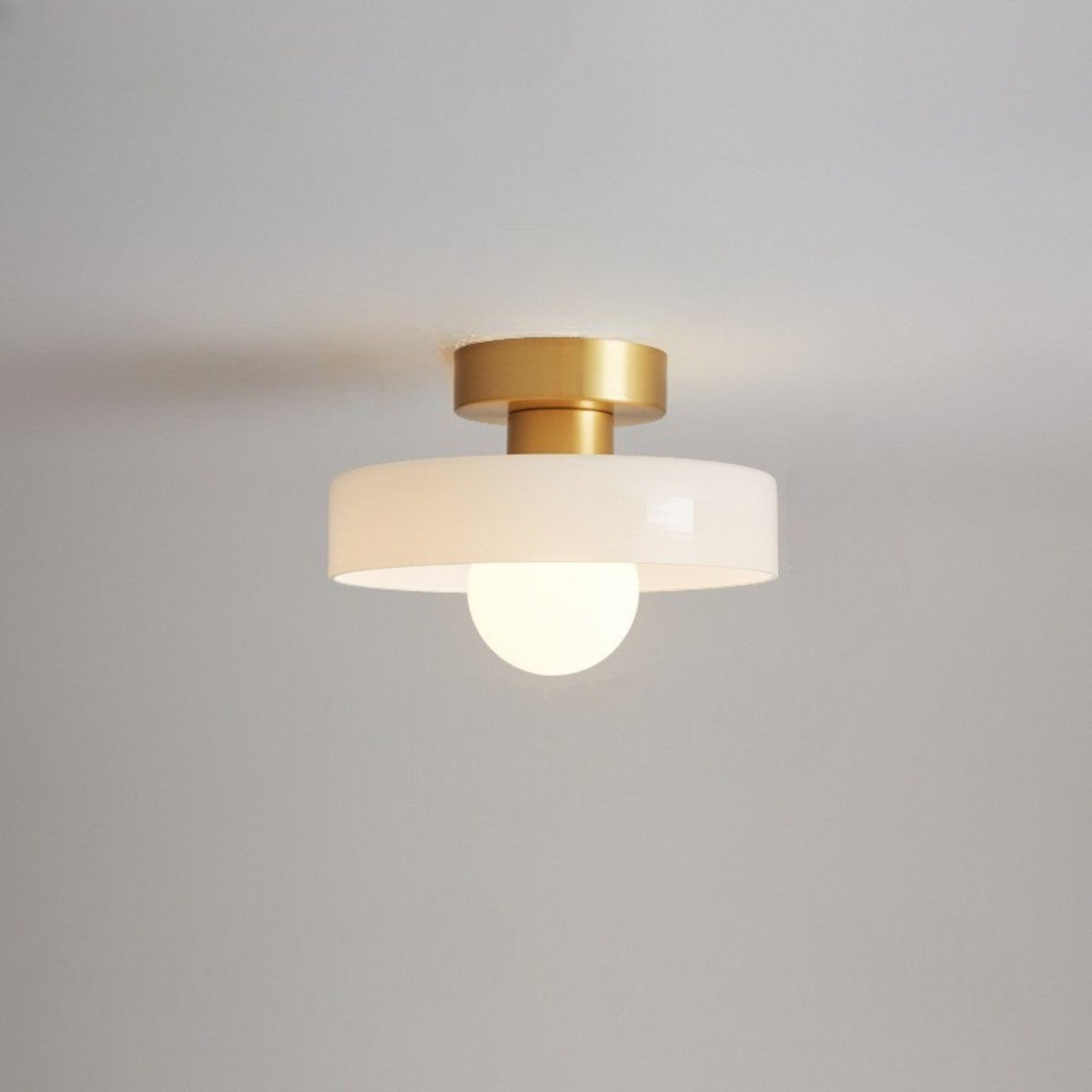 Aveloro Dorelle LED-Deckenleuchte Gold/Weiß