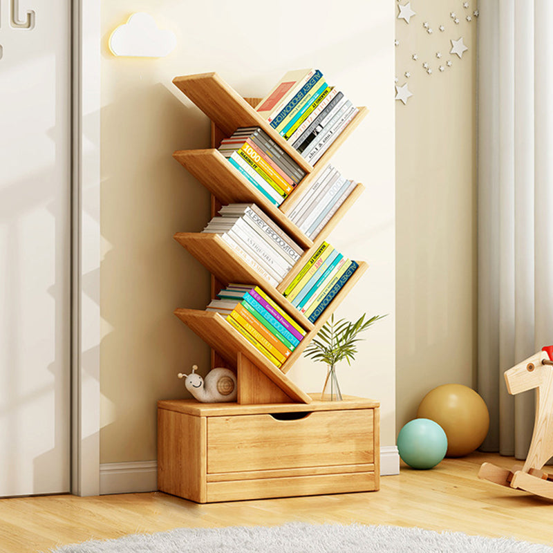 Aveloro Ramella Baum-Bücherregal in Holzoptik, 6 Ebenen