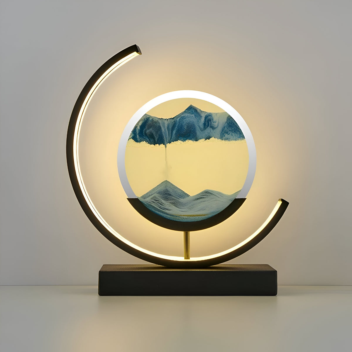 Aveloro Sablio Sandbild-Tischlampe Detailansicht