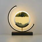 Aveloro Sablio Sandbild-Tischlampe im Wohnraum
