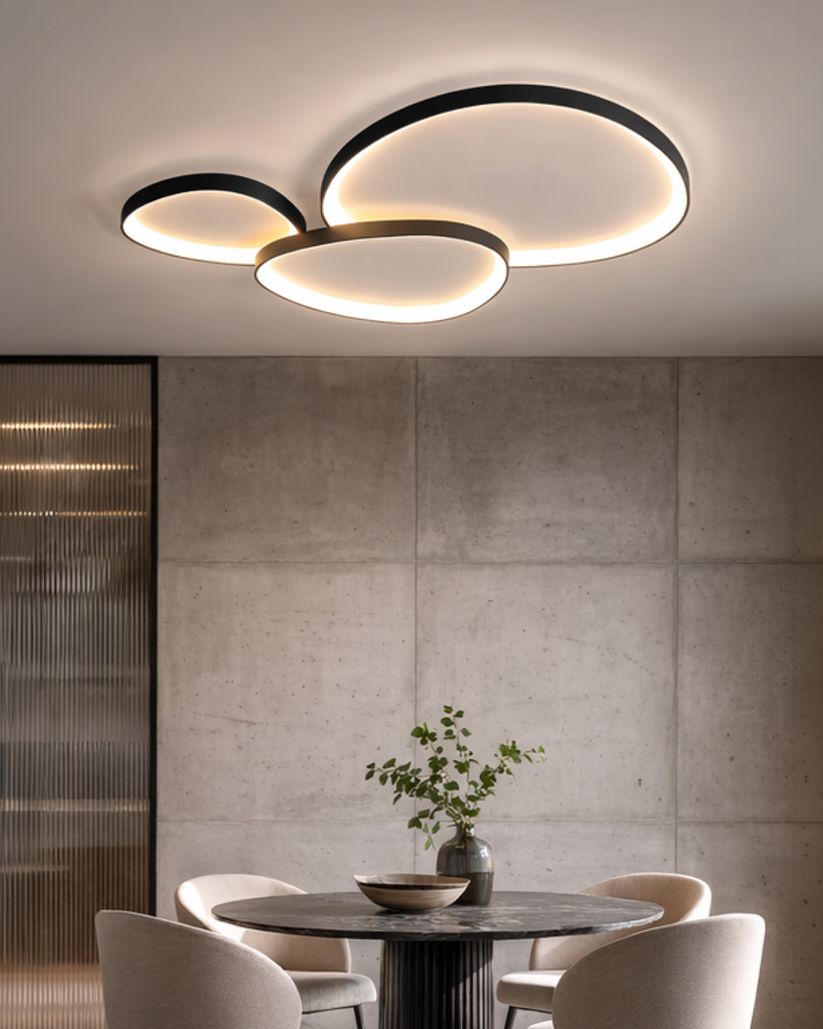 Aveloro Ciottola LED-Deckenleuchte Detailansicht Lichtring