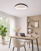 Aveloro Ciottola LED-Deckenleuchte Schwarz Einzelform