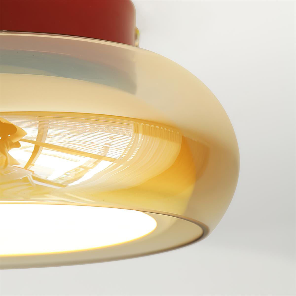 Aveloro Glasira LED-Deckenleuchte Anwendungsbild Wohnzimmer