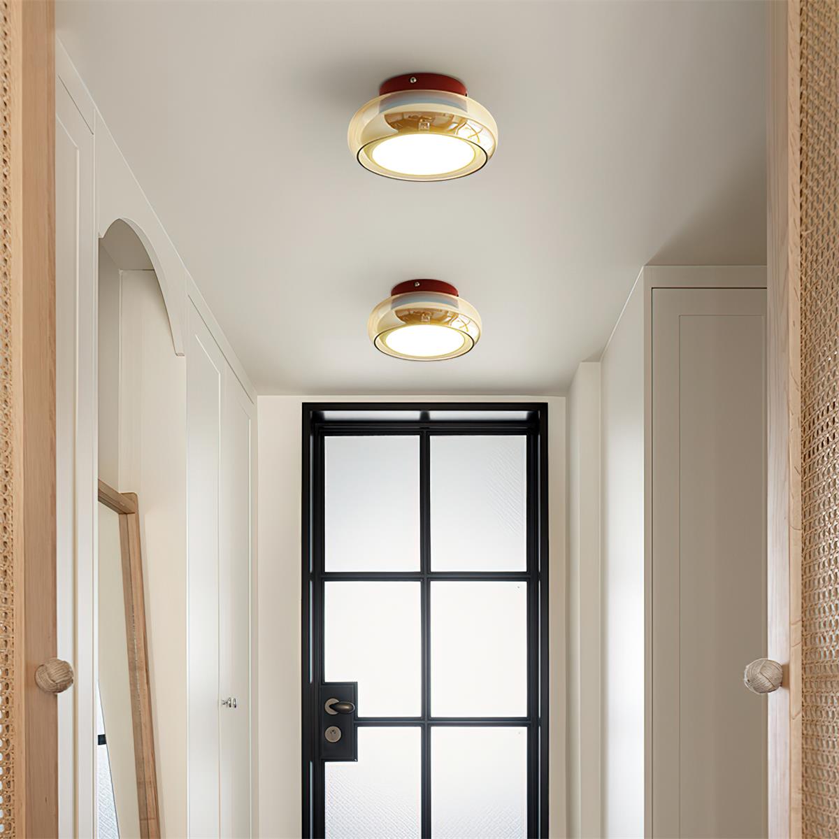 Aveloro Glasira LED-Deckenleuchte Lichteffekt