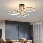 Aveloro Anellara LED-Ring-Deckenleuchte in Gold