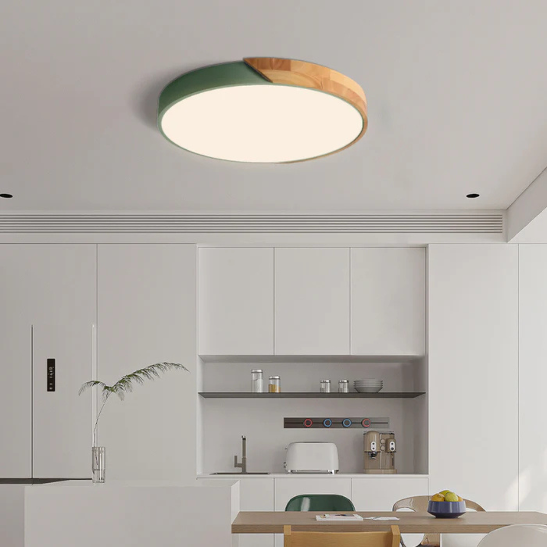 Aveloro Skandra LED-Deckenleuchte Anwendungsbild Wohnzimmer