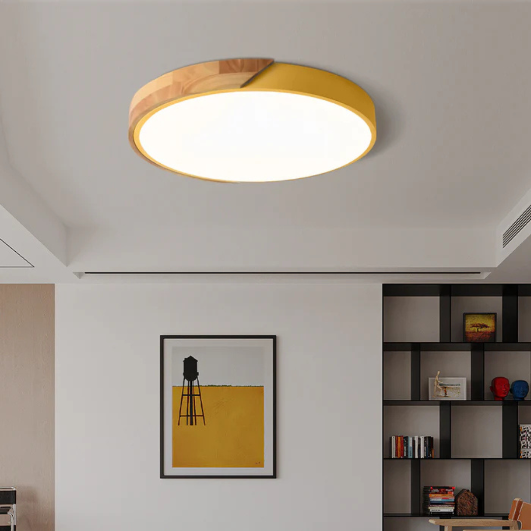 Aveloro Skandra LED-Deckenleuchte Detailansicht Montage