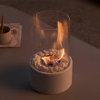 Aveloro Flamora Bioethanol-Tischkamin in Weiß