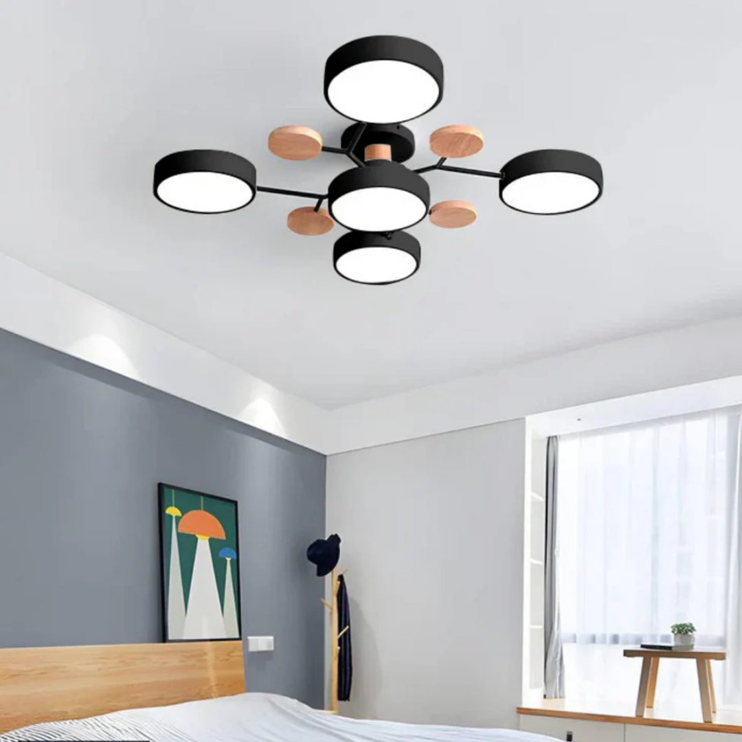 Aveloro Clustra LED-Deckenlampe Detailansicht