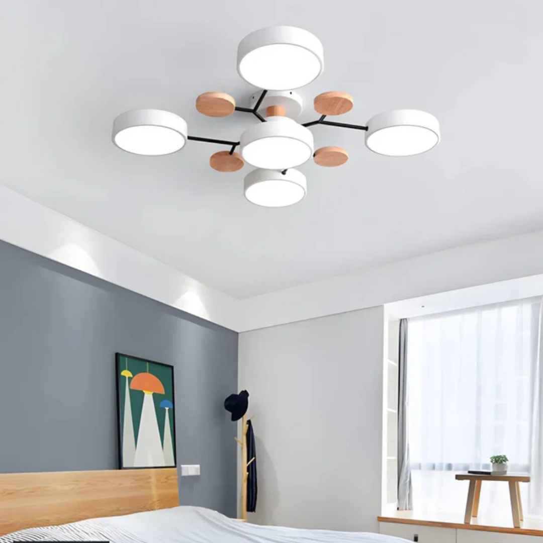Aveloro Clustra LED-Deckenlampe Lichteffekt