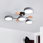 Aveloro Clustra LED-Deckenlampe in Grau