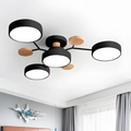 Aveloro Clustra LED-Deckenlampe in Schwarz