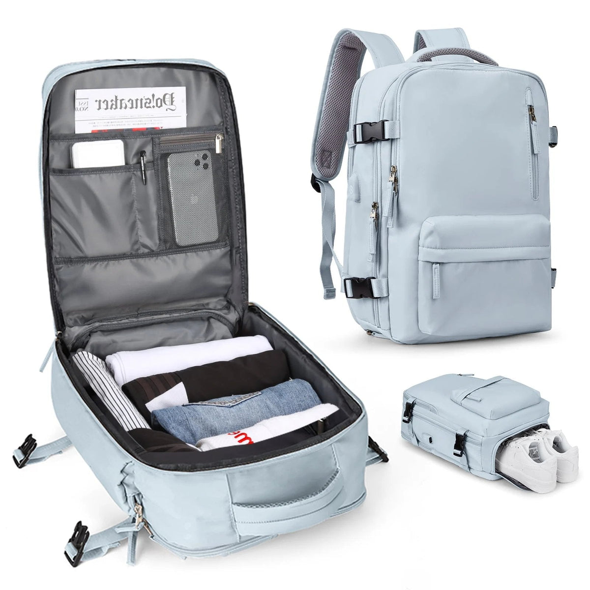 Aveloro Voyara Reiserucksack in Blau