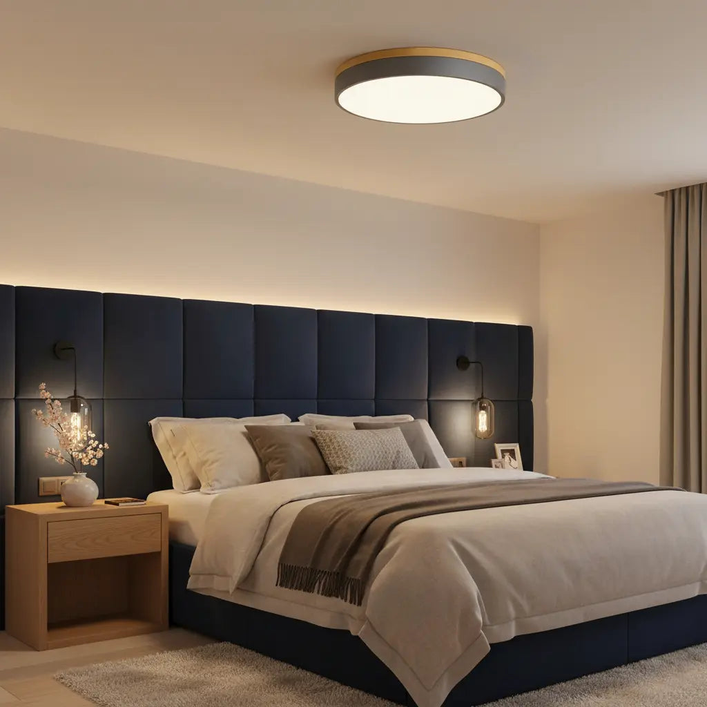 Aveloro Boreana LED-Deckenleuchte Anwendungsbild Schlafzimmer