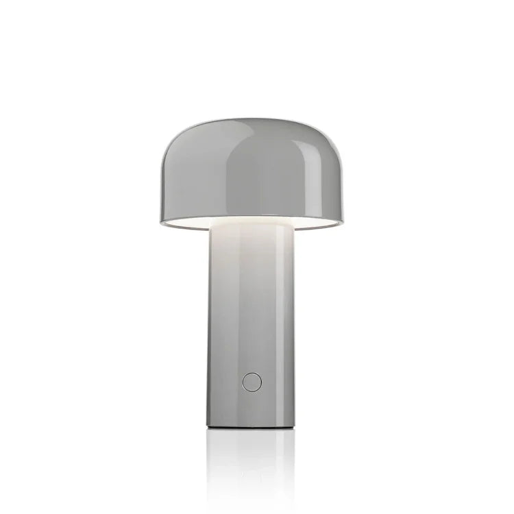 Aveloro Mycella LED-Pilz-Tischlampe in Grau