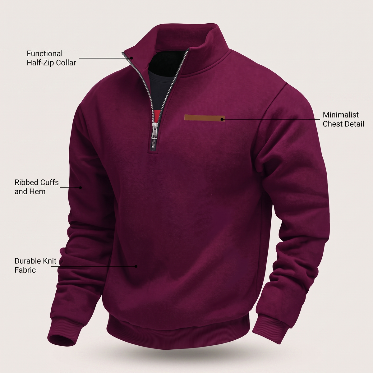 Aveloro Quotidiano Fleece-Sweatshirt