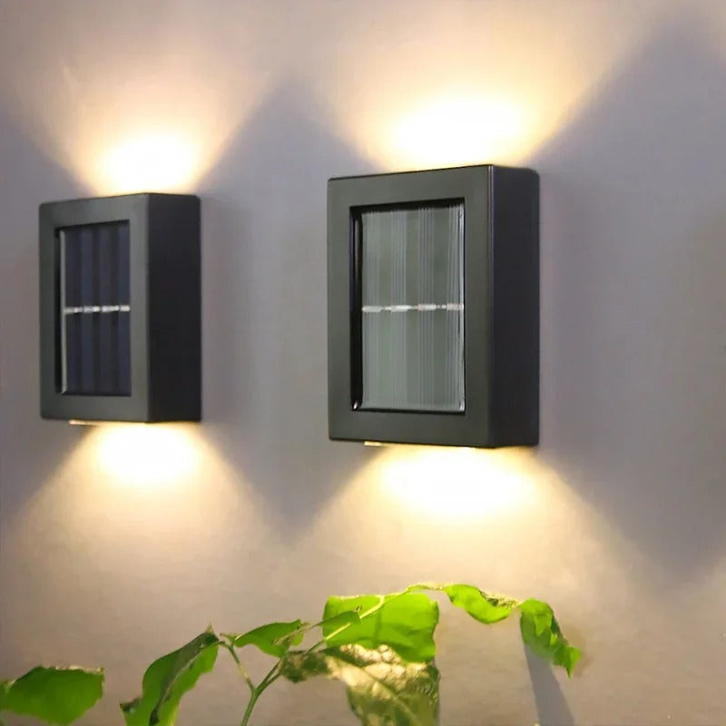 Aveloro Solbrix Solar-Außenwandleuchte Anwendungsbild