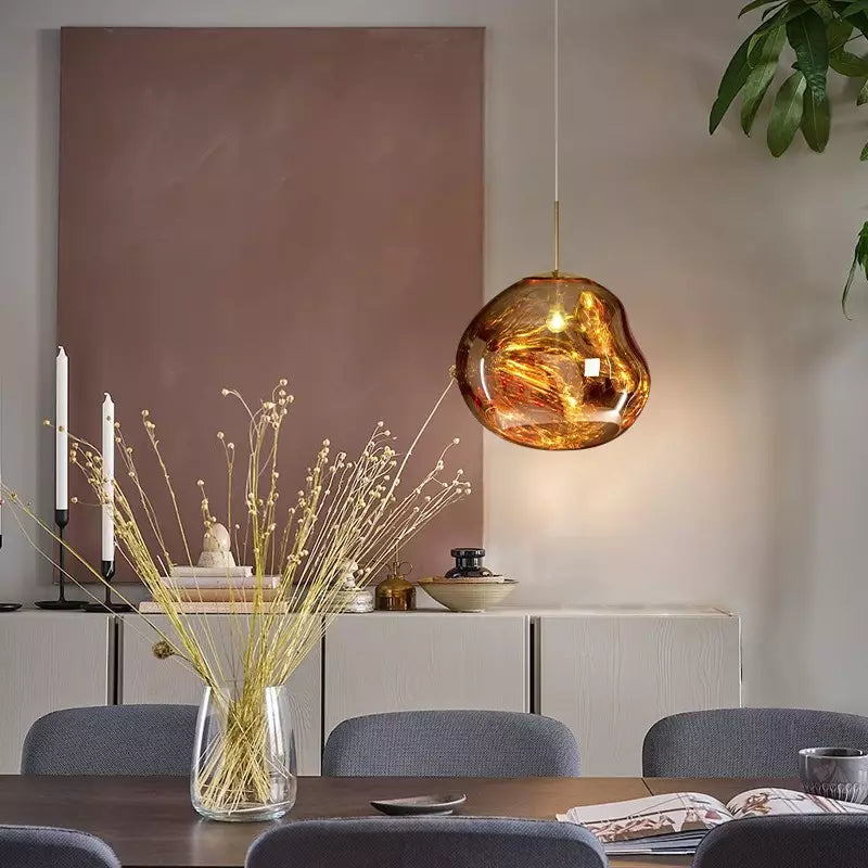 Aveloro Fusina Glas-Pendelleuchte in Gold