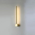 Aveloro Linora LED-Wandleuchte Gold Einzellinie