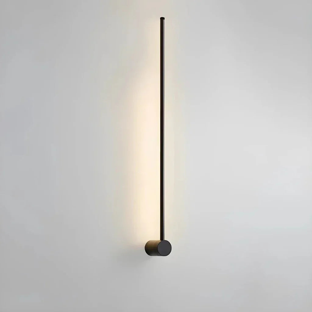 Aveloro Linora LED-Wandleuchte Schwarz Einzellinie 100cm