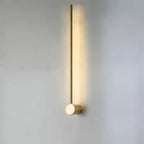Aveloro Linora LED-Wandleuchte Gold Einzellinie 100cm