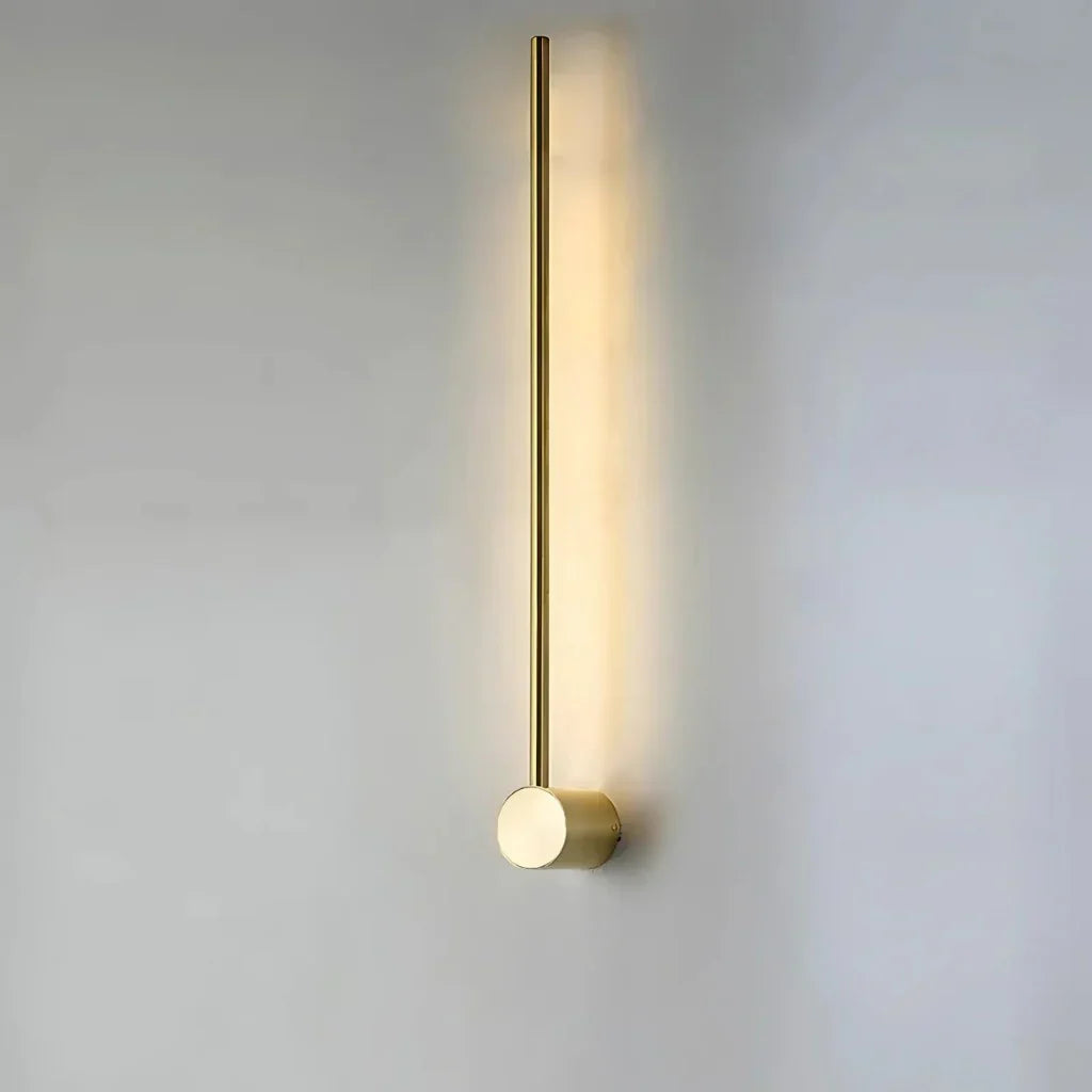 Aveloro Linora LED-Wandleuchte Gold Einzellinie 100cm