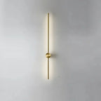 Aveloro Linora LED-Wandleuchte Gold Doppellinie