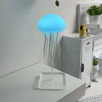Aveloro Medusia LED-Dekolampe im Quallen-Design, blaues Licht